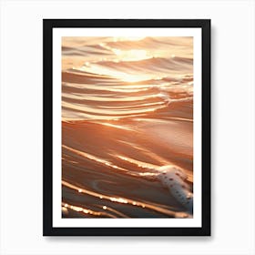 Sunset At The Beach Art Print