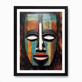 Shadows Of Heritage; Artful African Masks Art Print