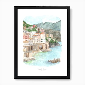 Italy Amalfi Coast Art Print