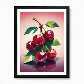 Cherries Art Print