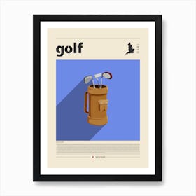 Golf Art Print