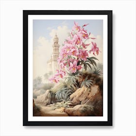 Orchid Victorian Style 1 Art Print