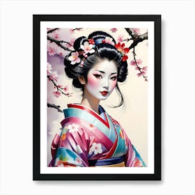 Geisha 186 Art Print