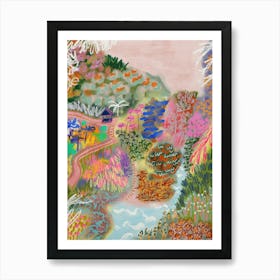 Ubud River Art Print