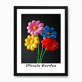 Bright Inflatable Flowers Poster Oxeye Daisy 1 Art Print