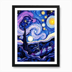 Starry Night 25 Art Print