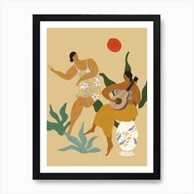 Music And Dance Art Print