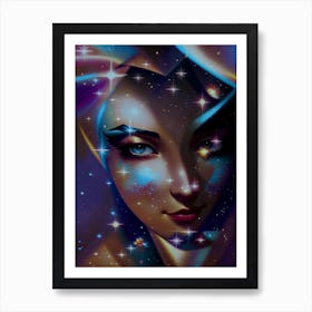 Galaxy Girl 3 Art Print