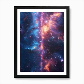 Space Galaxy Art Print