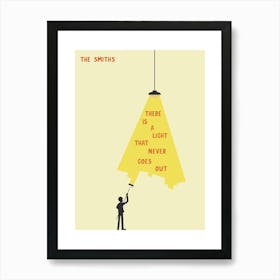 The Smiths Music Poster Song Lyrics Print Alternative Album Cover Cool Wall Art Retro Style Decor Morrissey Surreal Art Art Print