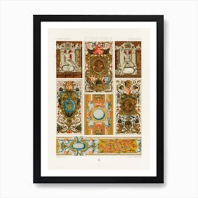 Renaissance Pattern, Albert Racine (21) Art Print