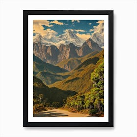 Amboró National Park Bolivia Vintage Poster Art Print