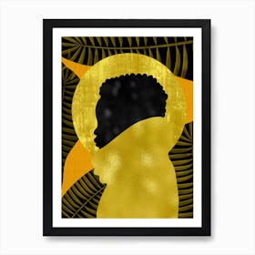 Golden Kid Art Print