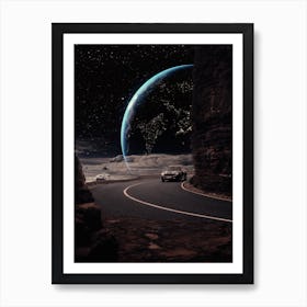 Driving Space Art Print