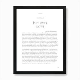 Is It Over Now - Taylor Swift Art Print