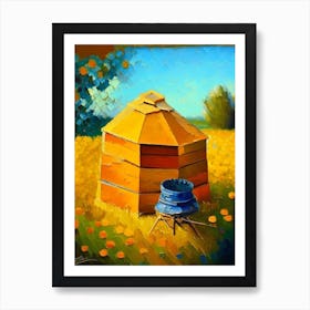 Propolis Beehive 1 Painting Art Print