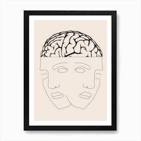 Dual Consciousness Art Print