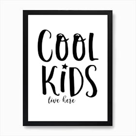 Cool Kids Art Print