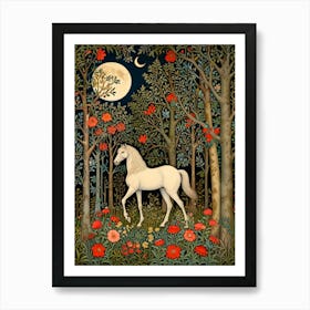 William Morris Horse In The Woods Art Print