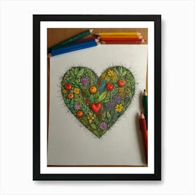 Heart Of Nature 3 Art Print