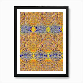 Abstract Psychedelic Pattern 4 Art Print