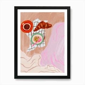 Breakfast In Bed 1 Art Print