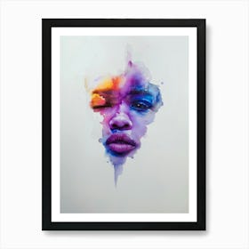 Face Of The Rainbow Art Print