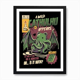 Cathulhu Art Print