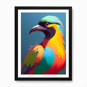 Colorful Bird ~ Reimagined 13 Art Print