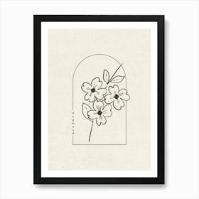 Dogwood Flower Art Print