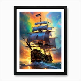 Sunrise At Sea 36x48in 10800x14400px 95 Art Print