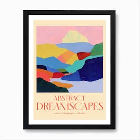 Abstract Dreamscapes Landscape Collection 74 Art Print