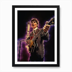 Spirit Of George Harrison 1 Art Print