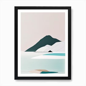 The Whitsunday Islands Australia Simplistic Tropical Destination Art Print