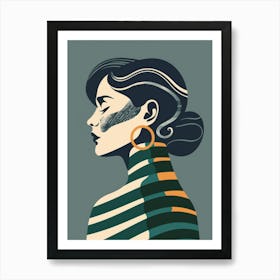 Portrait Of A Woman 525 Art Print