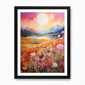 Meadow Abstract Minimalist 12 Art Print