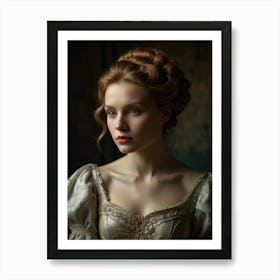 Portrait Of A Young Woman 33 Art Print
