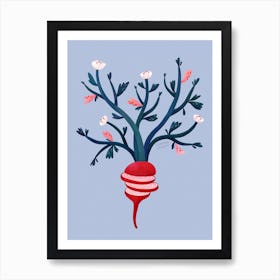 Beetroot Tree Art Print