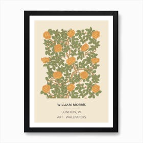 Rose Poster, Wiliam Morris Art Print