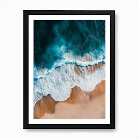 Aerial View Of The Ocean 1 Art Print