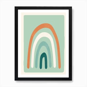 Abstract Rainbow Art Print