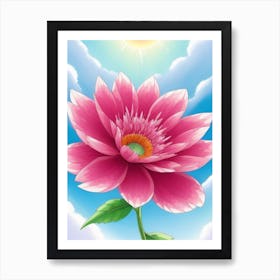 Flower In The Sky Art Print