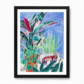 House Plant Jungle Art Print