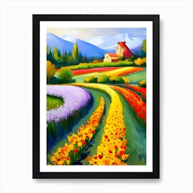 Landscape Painting Art Print