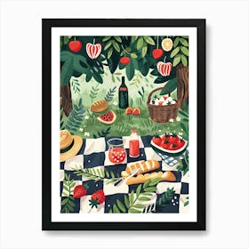 Picnic In The Park Art Print