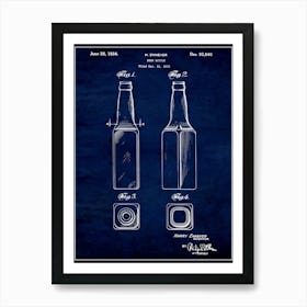 Beer Bottle 1934 Art Print