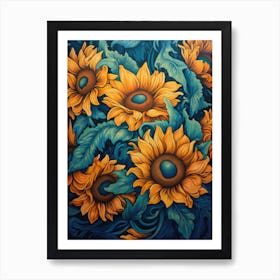 Sunflowers 51 Art Print