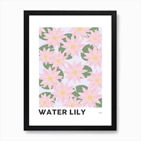 Water Lily July Birth Flower Art Print