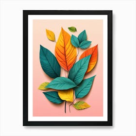 Autumn Leaves 16 Art Print