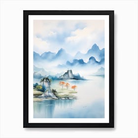 Chinese Landscape Painting Art Print